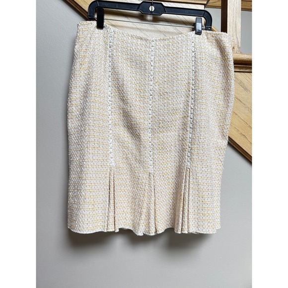 Kay Unger NY Women Tweed Skirt Suit Set 16 Church Wedding Old Money Quiet Luxury - Picture 5 of 16